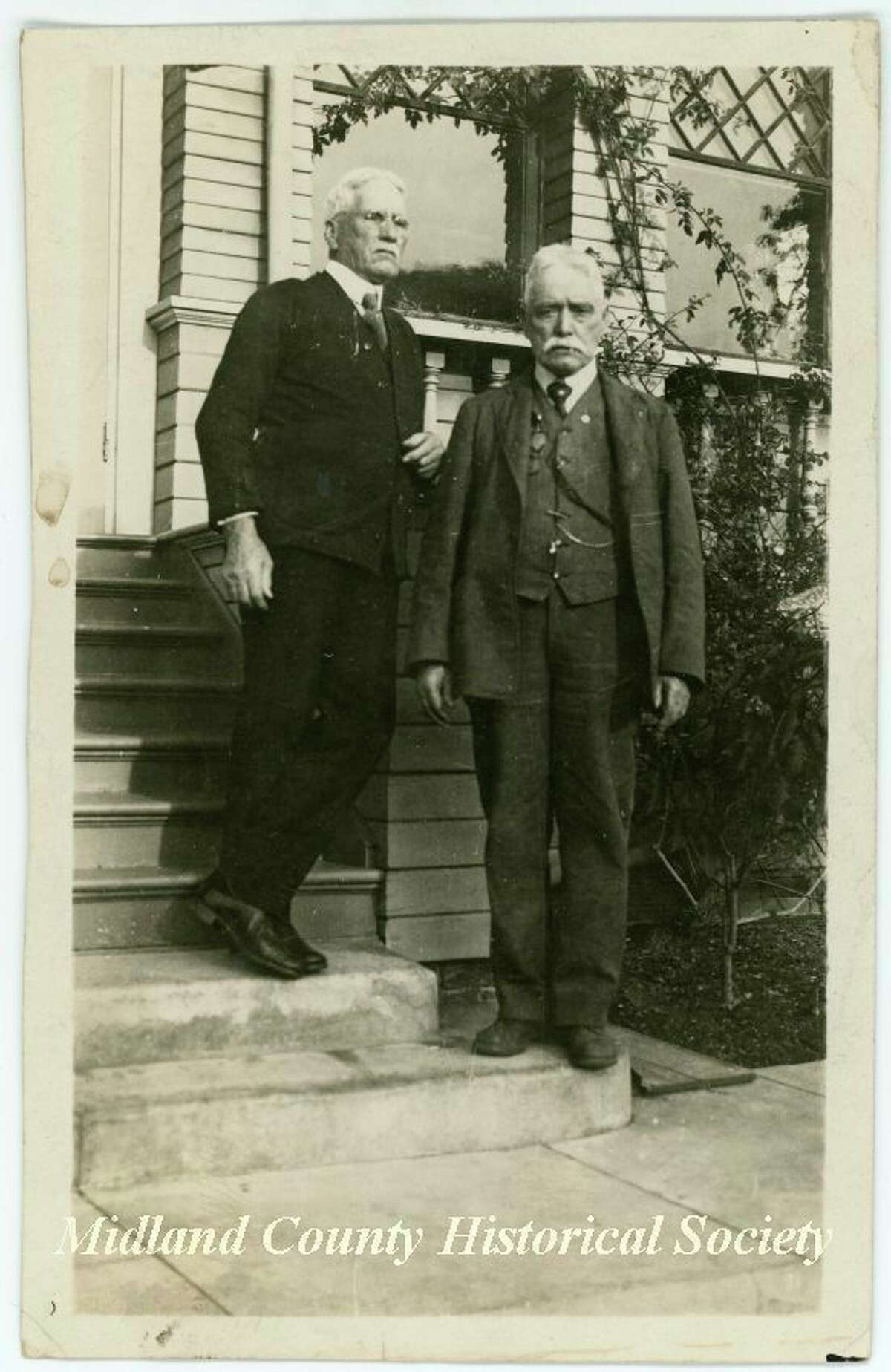 William and James Reardon on Christmas Day 1920. (Photo provided)