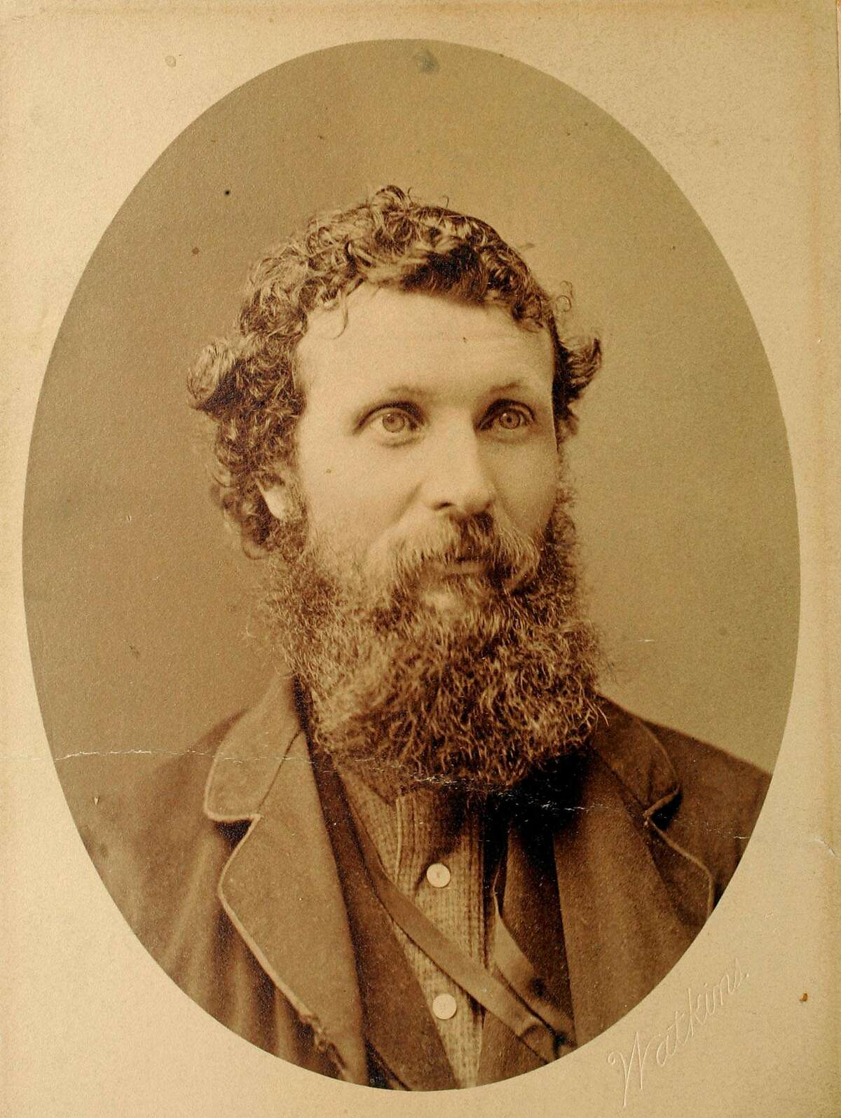 John Muir is shown in this circa 1860s image issued by the Wisconsin Historical Society. The society is publishing a rare collection of letters written by Muir on the society's Web site. The letters span more than 50 years of Muir's life, documenting in his own words how he evolved from a strict Calvinist at the University of Wisconsin-Madison to a mountain-climbing, tree-hugging advocate for all things nature. (AP Photo/Wisconsin Historical Society)