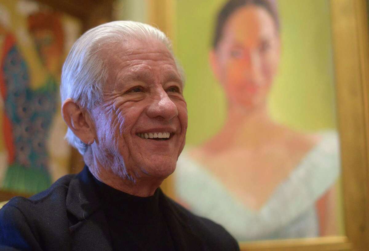 Lionel Sosa, Hispanic advertising pioneer and artist, speaks during an interview on Feb. 3, 2015.