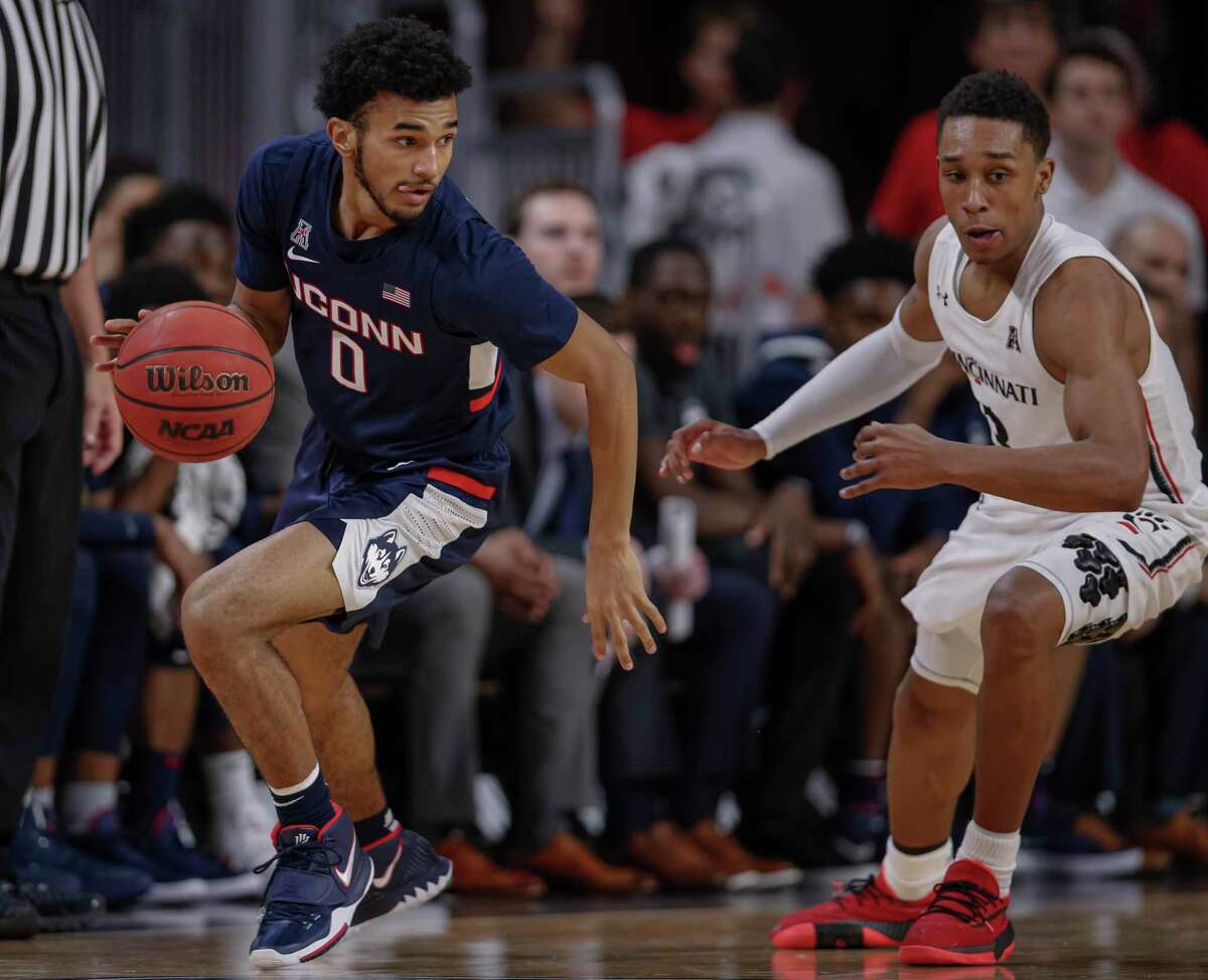 UConn’s Jalen Gaffney was timid as a freshman, but now ready to unleash ...