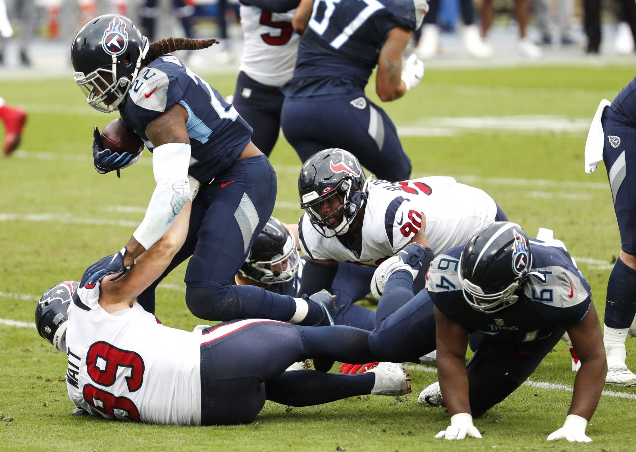 Texans Can't Hold Lead, Fall To Titans In OT