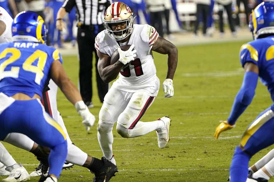Raheem Mostert Is Injured Again But Not Before Destroying A Rams Defender Laredo Morning Times