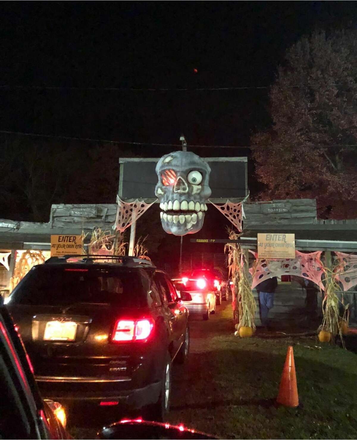 Staged frights Haunted houses help distract from pandemic woes