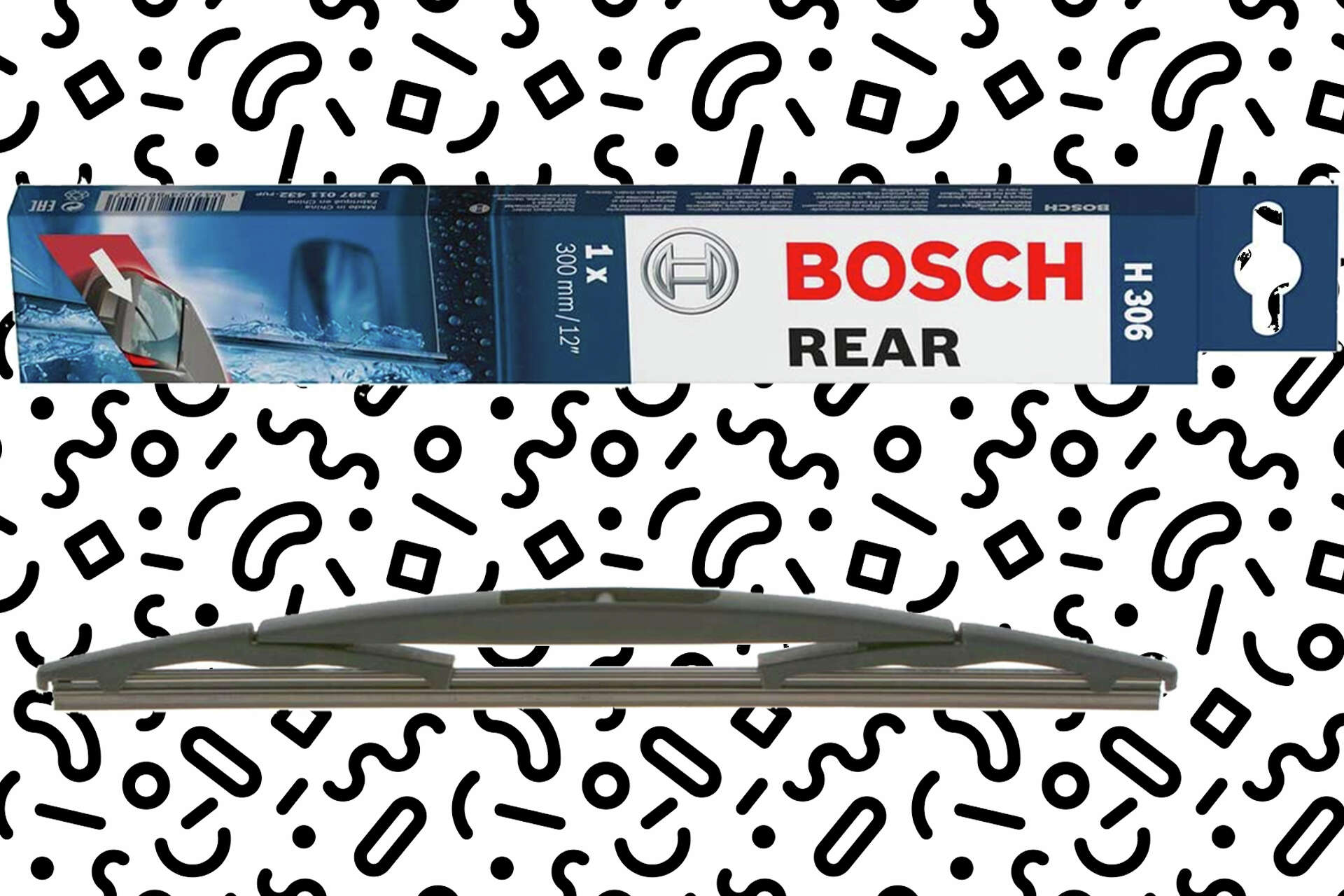 Bosch Clear Advantage Beam Wiper Blades - 26 & 22 Inch Set For Front Left+Right-965081