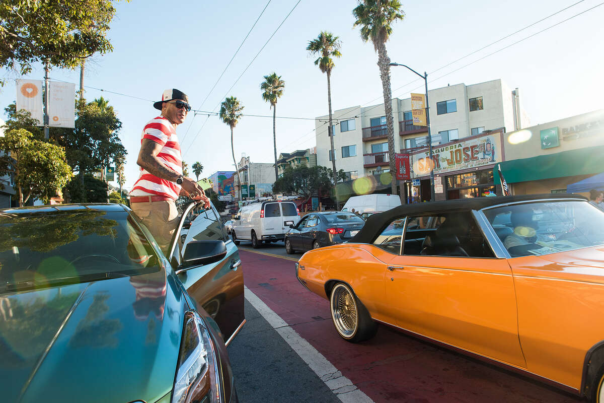 The San Francisco Lowrider Council gathered Saturday, Oct. 17, 2020, for their 6th annual Cold Frisco Nights in the Mission.