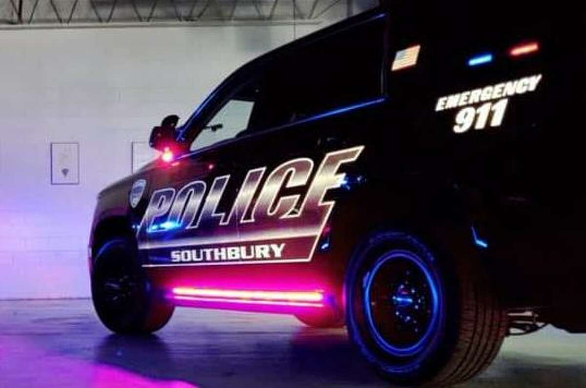 A Southbury police vehicle.