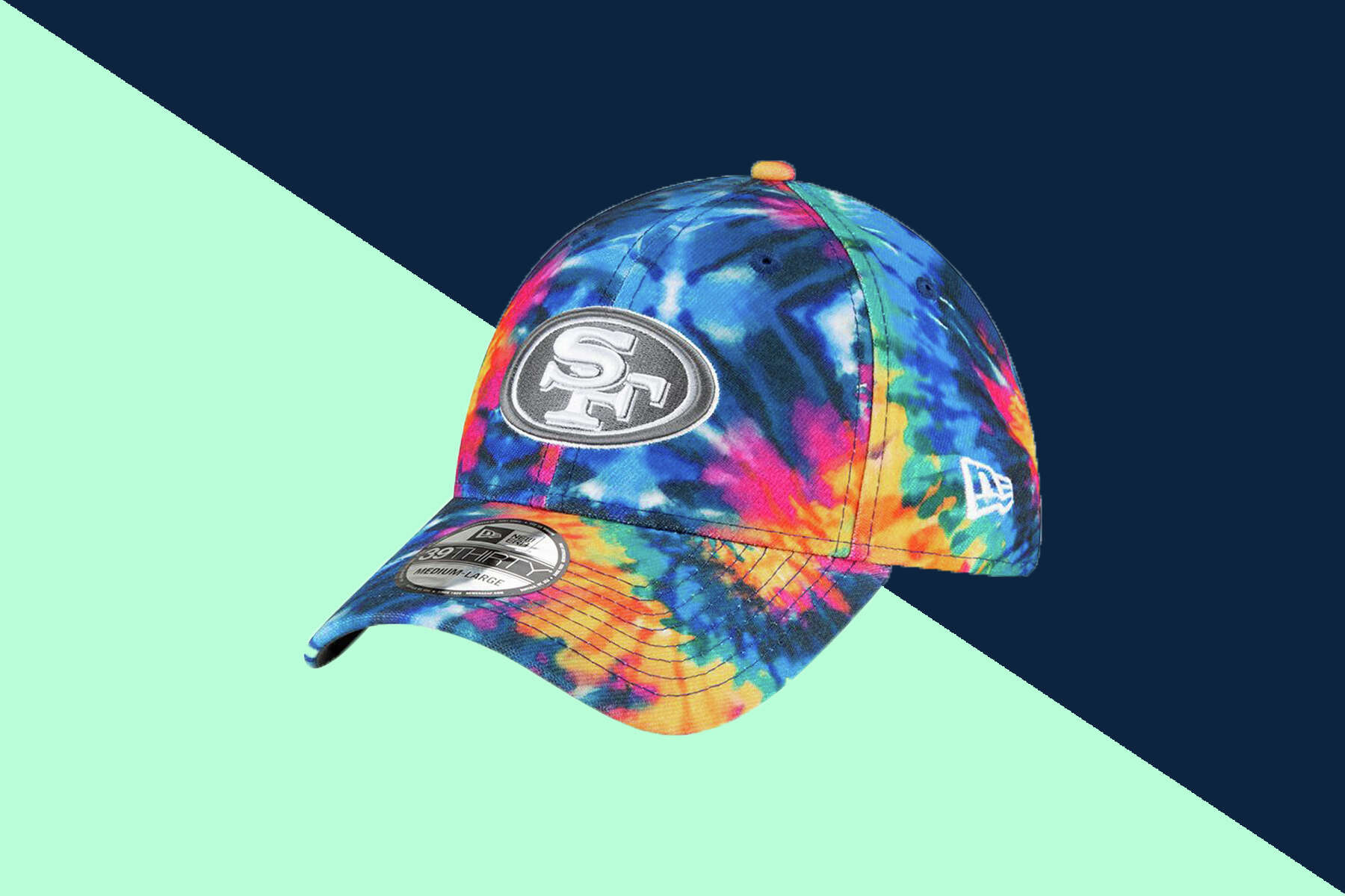 nfl tie dye hats 49ers