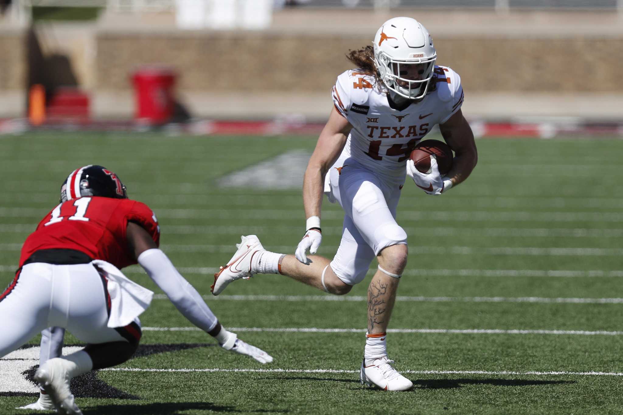 Grad transfer WR Brenden Schooler 'thankful' to land at Texas after  stressful summer