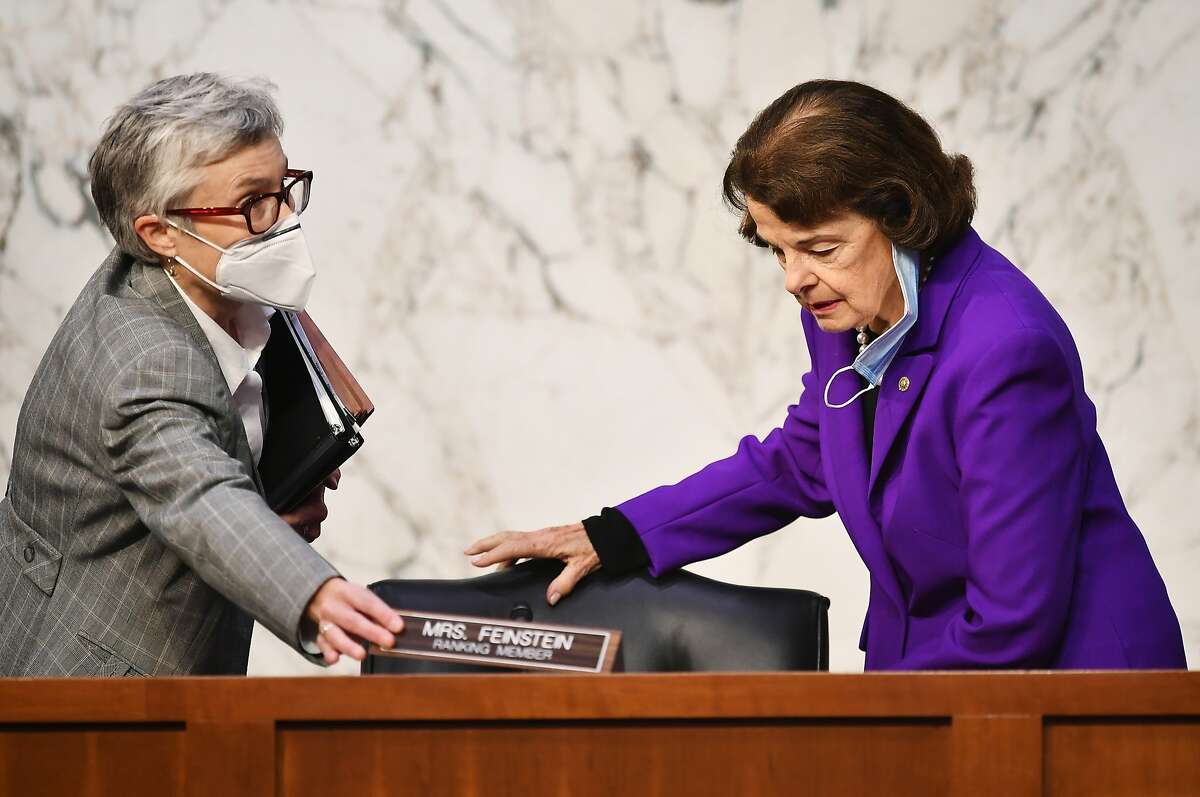Sen. Dianne Feinstein, D-Calif., is being called on to resign from the Judiciary Committee.