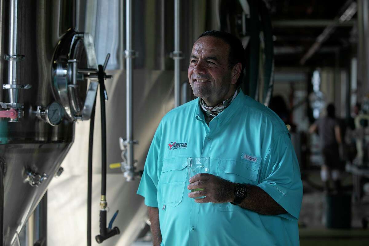 Bill Sisoian, president of Freetail Brewing, stands in the brewery at Freetail Brewing Co. in San Antonio on Friday, Oct. 16, 2020.