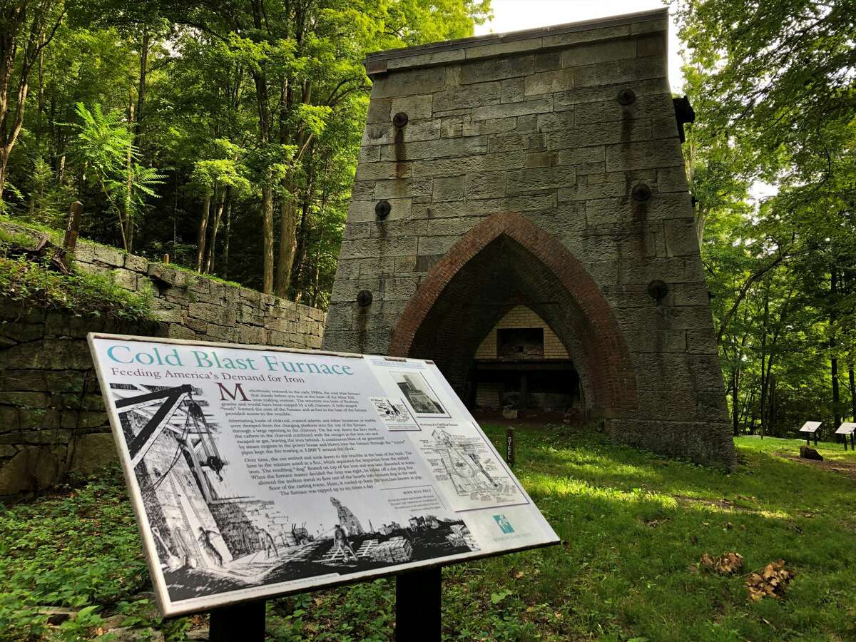 This CT nature hike melts into a tour through a 19th century iron 