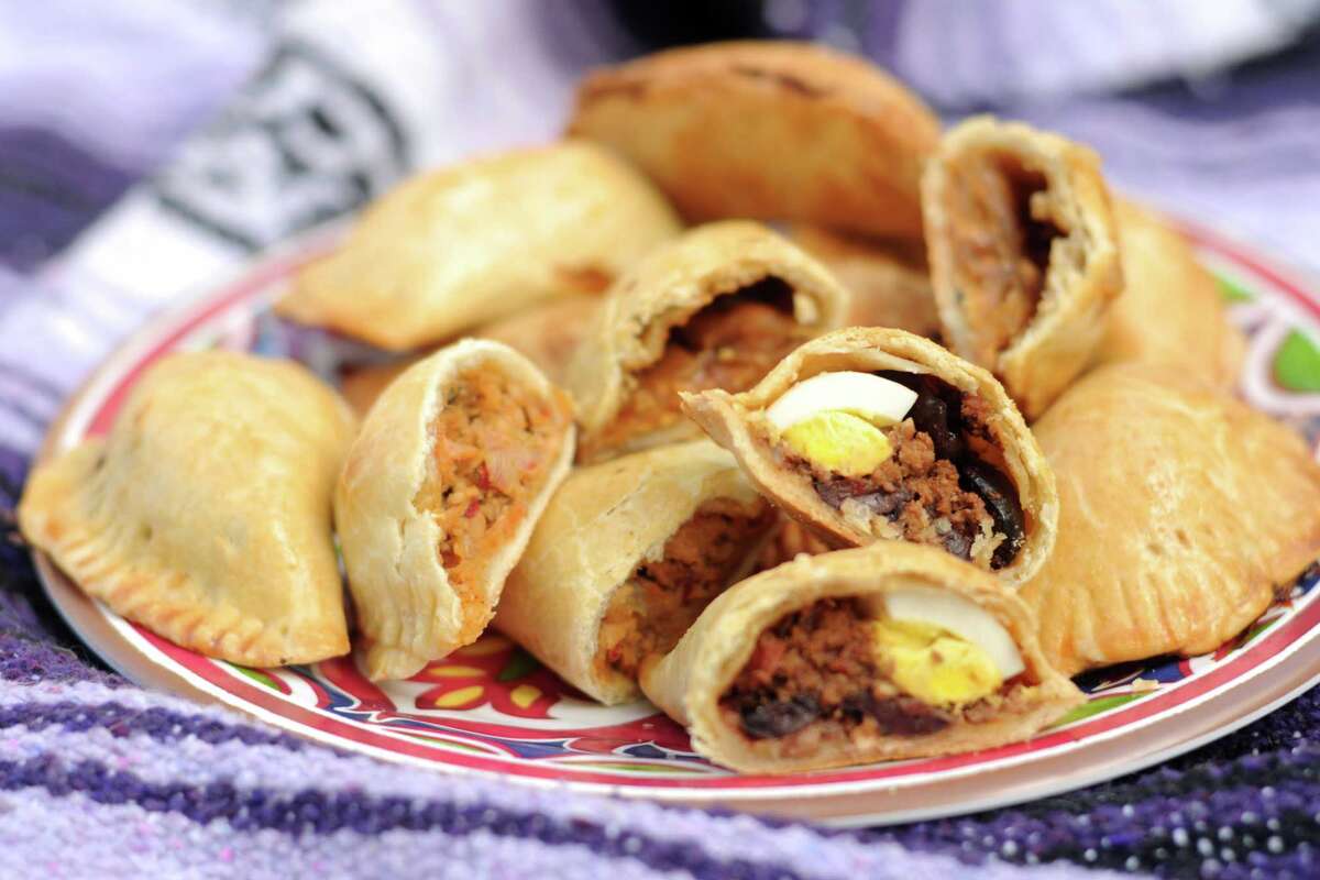 Pork empanadas spanish food image