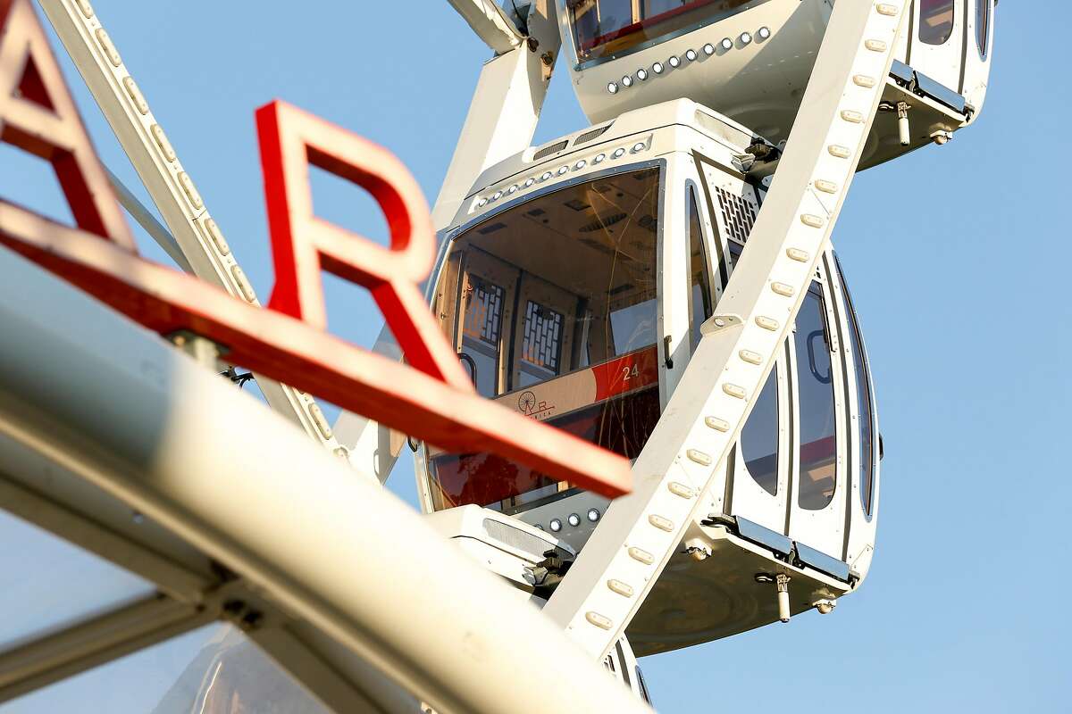 The SkyStar Ferris wheel in October.