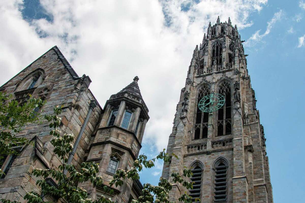 A file image of Harkness Tower on Yale University in New Haven, Conn. (Dreamstime)