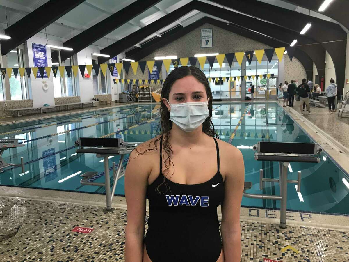 Darien swims past New Canaan