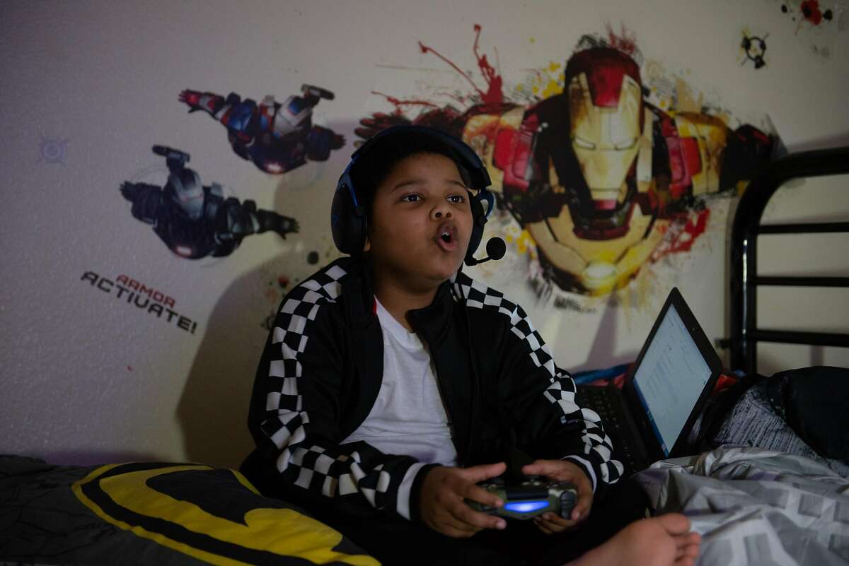 Royal Holyfield loves to play video games in his room, but his grandmother wants to see him more engaged in his education.