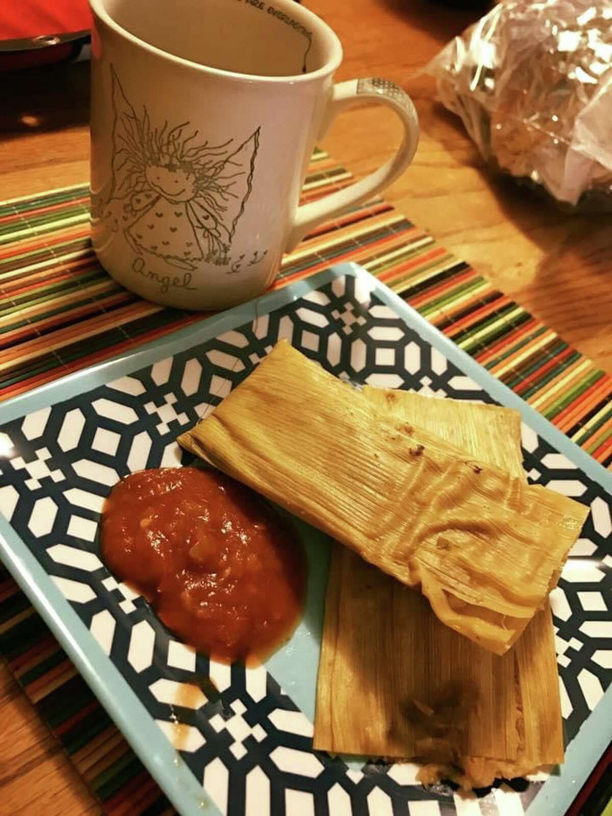 You'd be hard-pressed not to find a few tamales on any ofrenda around town. It's one of the most common foods left out on the altar.  The key is to leave the deceased's favorite kind on the ofrenda. 