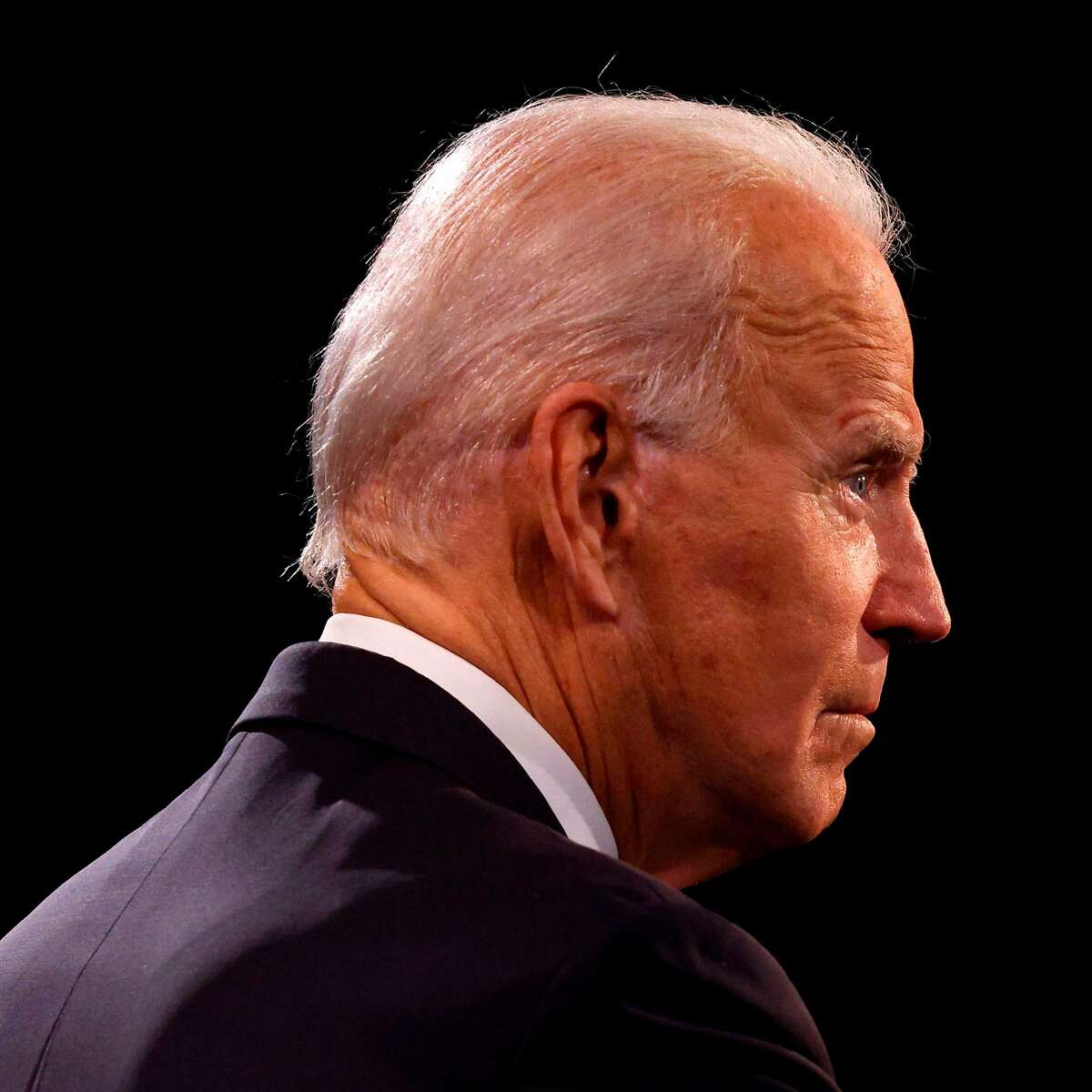 Former Vice President Joe Biden participates in the final presidential debate at Belmont University in Nashville.