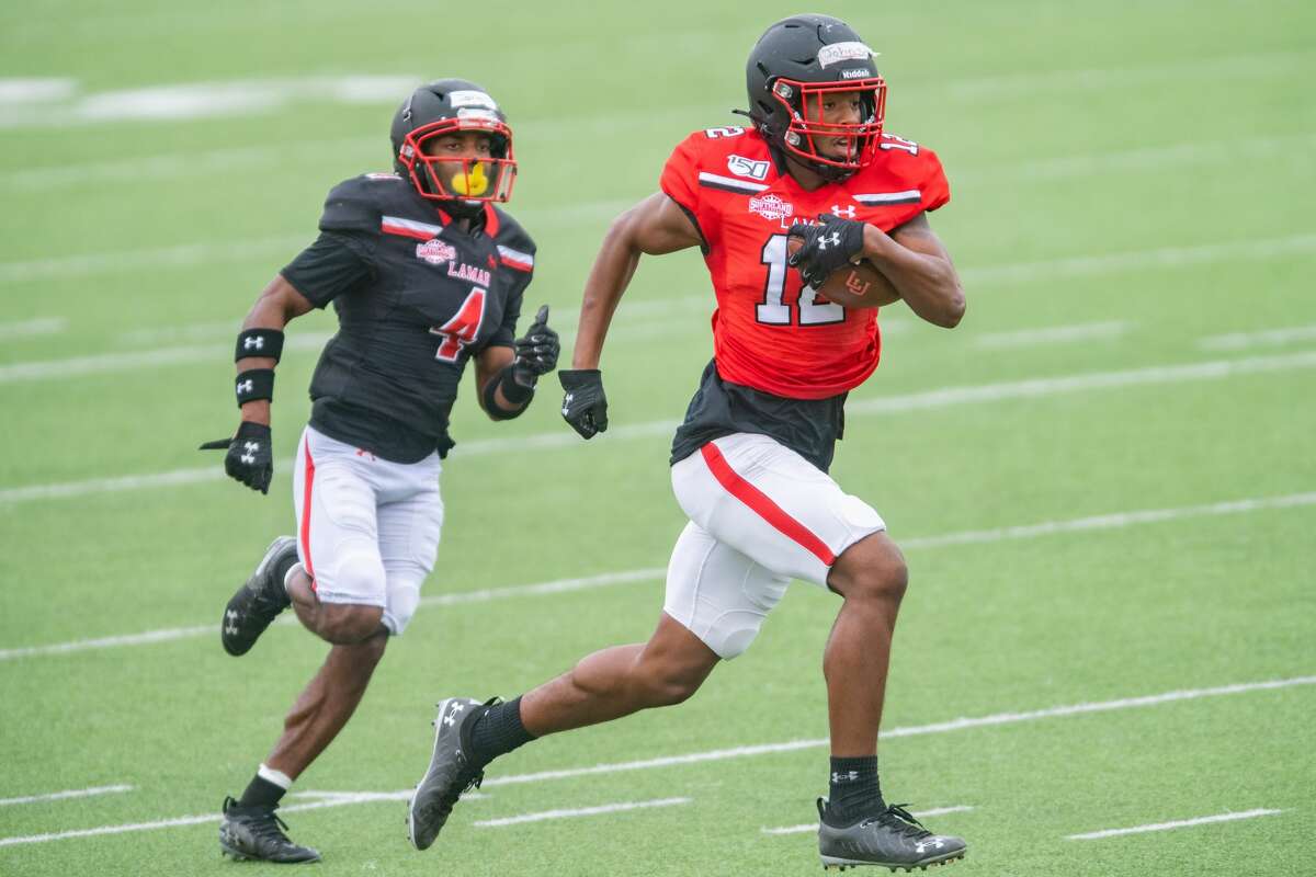 Lamar football holds Red and Black scrimmage