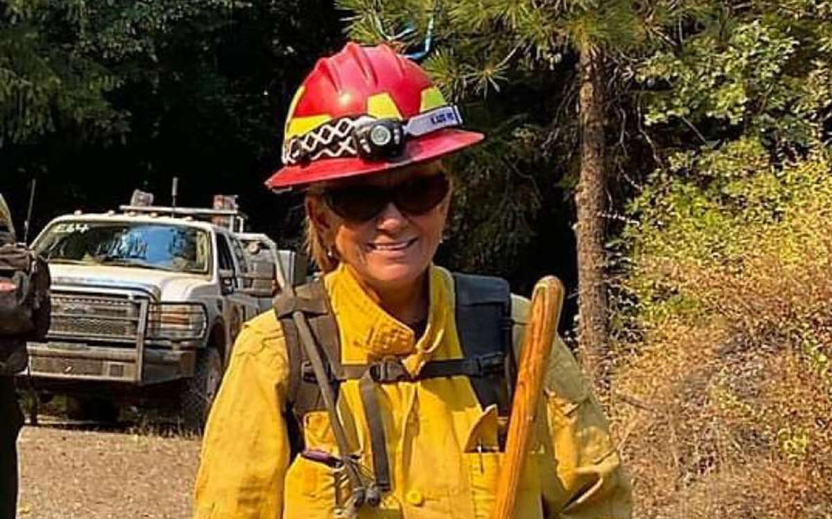 Diana Jones, a volunteer firefighter from Texas, died while fighting the August Complex Fire on Aug. 31.