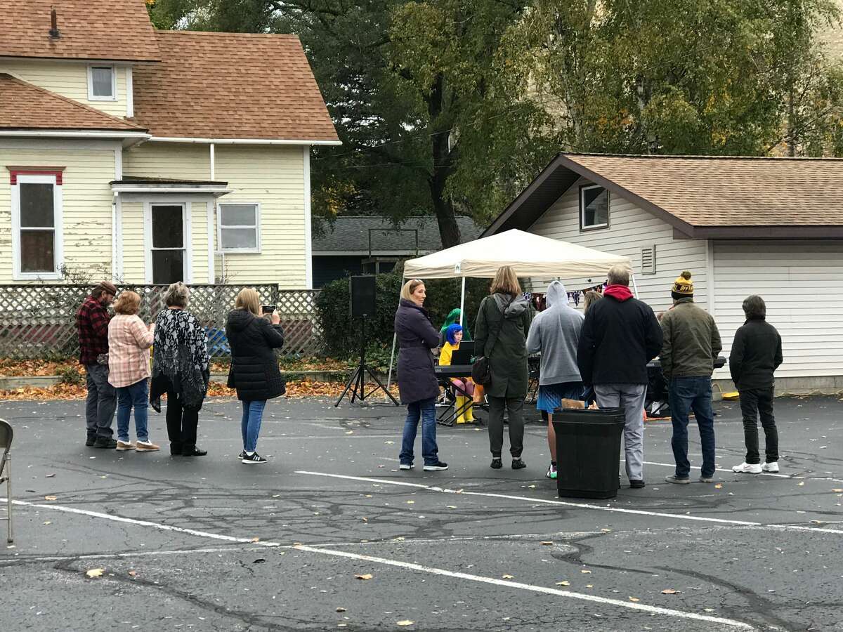 Families enjoyed crafts, food and music at the Manistee United Methodist Church Fall Block Party.