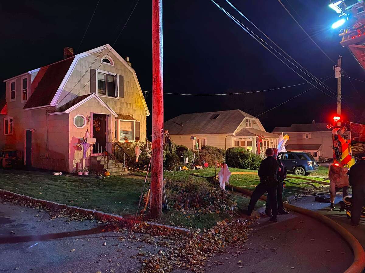 There was a kitchen fire at a Cambridge Avenue home in Milford, Conn., on Sunday, Oct. 25, 2020.