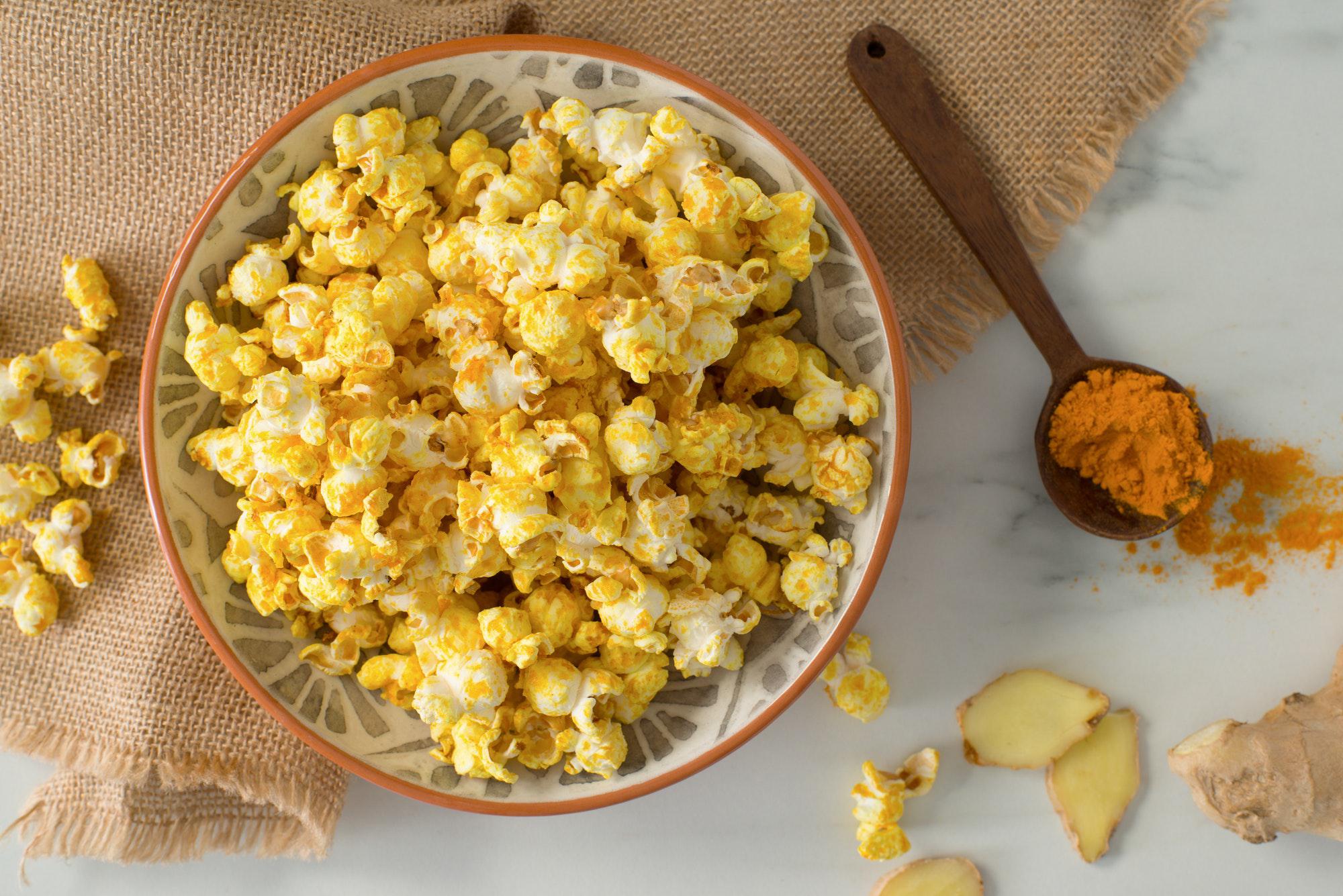 Recipe Ginger Turmeric Popcorn