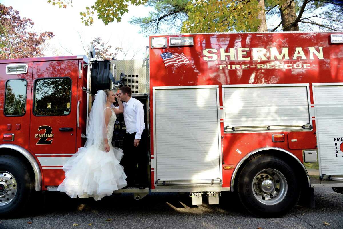 The Sherman Volunteer Fire Department has announced the Oct. 10, 2020, marriage of two members, Lauren Beatty and Matt Morelli.