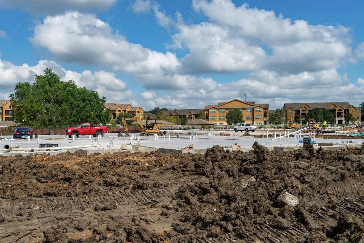 Work is well-underway on Delta Manor, a large apartment complex located behind the Parkdale Mall at 5740 Northwest Parkway. Beaumont usually sees about one apartment project per year. This year, seven are currently underway. Photo made on October 21, 2020. Fran Ruchalski/The Enterprise