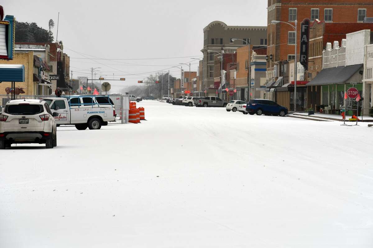 Plainview sees nearly an inch of snow