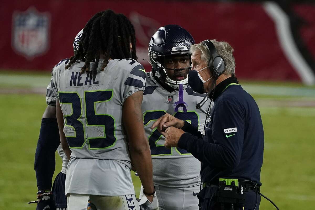Seahawks head coach Pete Carroll, who has a defensive background, has presided over a team with a historically bad defense this season. The Seahawks are on pace to break records for yards allowed per game, most passing yards and most first downs.