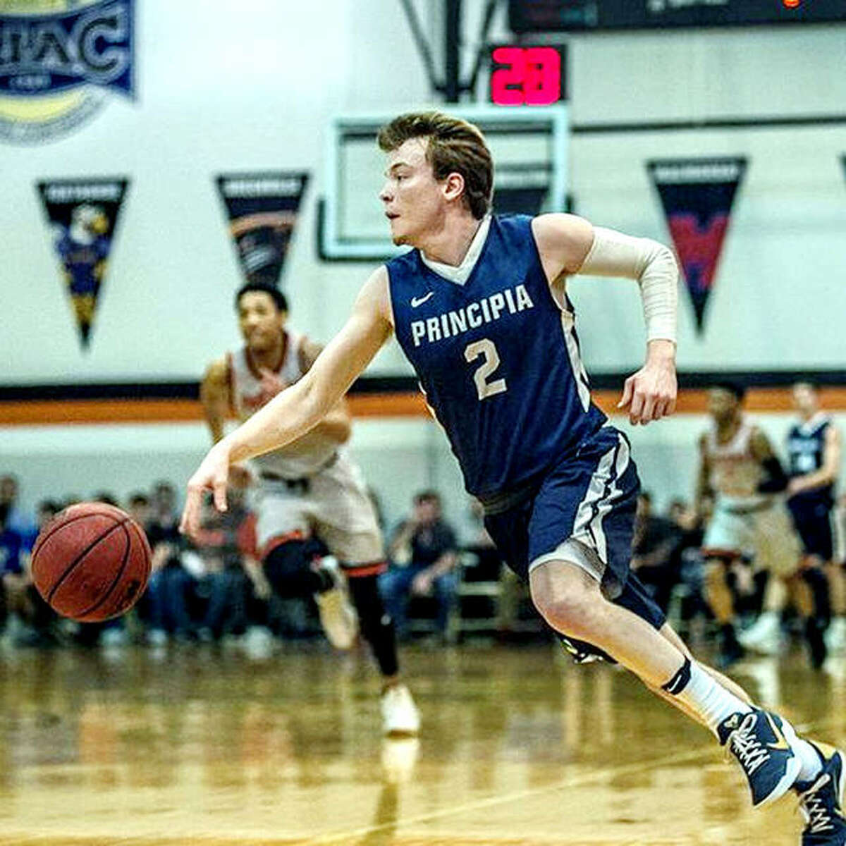 Principia College’s Micah Paulson has been named to the All-St. Louis Intercollegiate Athletic Conference’s All-Decade Team for the period from 2010-2019. He earned All-SLIAC honors three times during his career including a first team nod as a senior when he was the SLIAC Player of the Year.