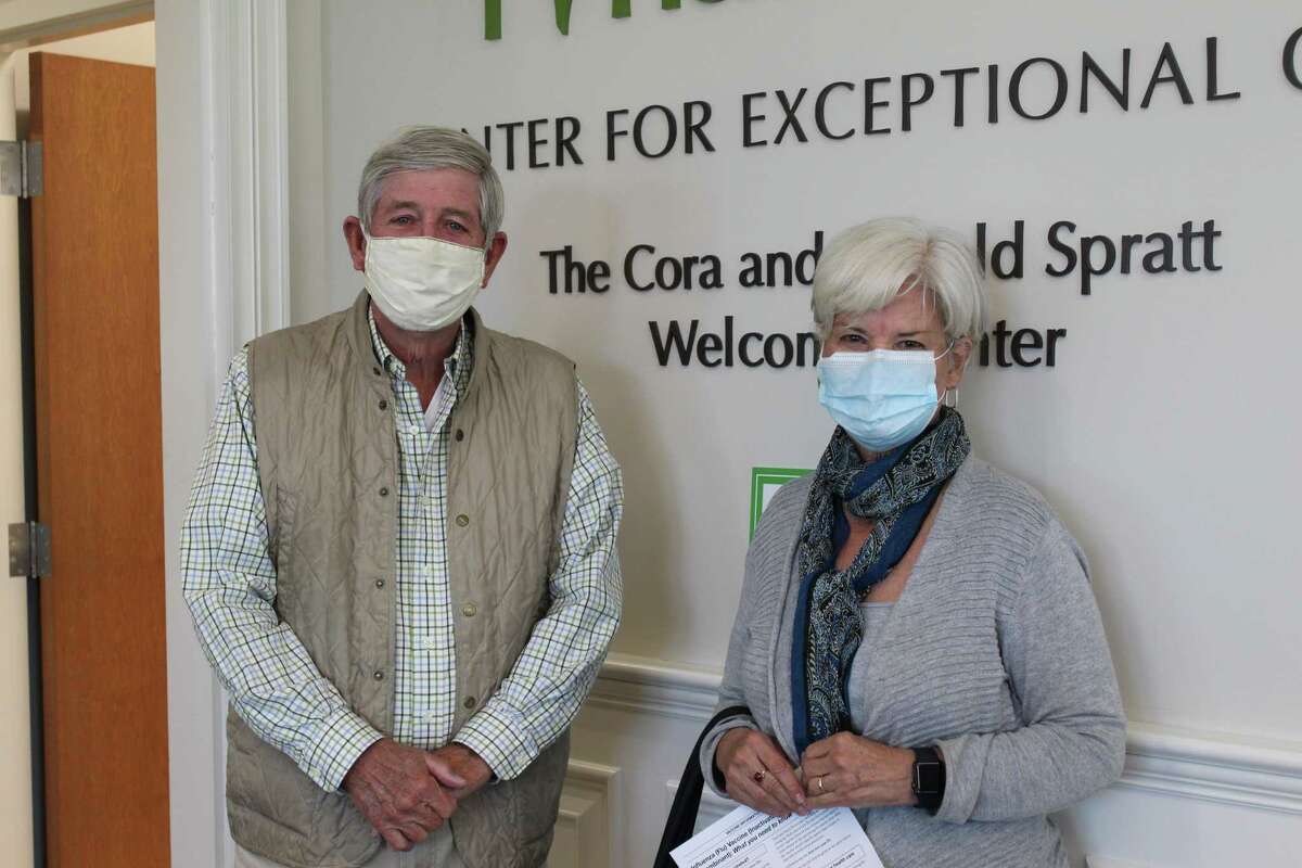 Donald and Kathleen Daughters made a date of going to get their flu shots.