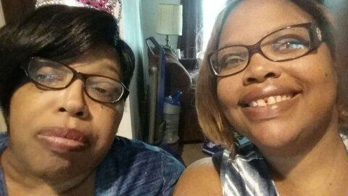Andrea Aycock (right) with her late mother Andrea Yvonne Aycock around Mother’s Day 2019. Earlier this year, Aycock’s mother entered hospice and also received care from Anna Adams, an end-of-life doula in San Antonio. The elder Aycock died in May.