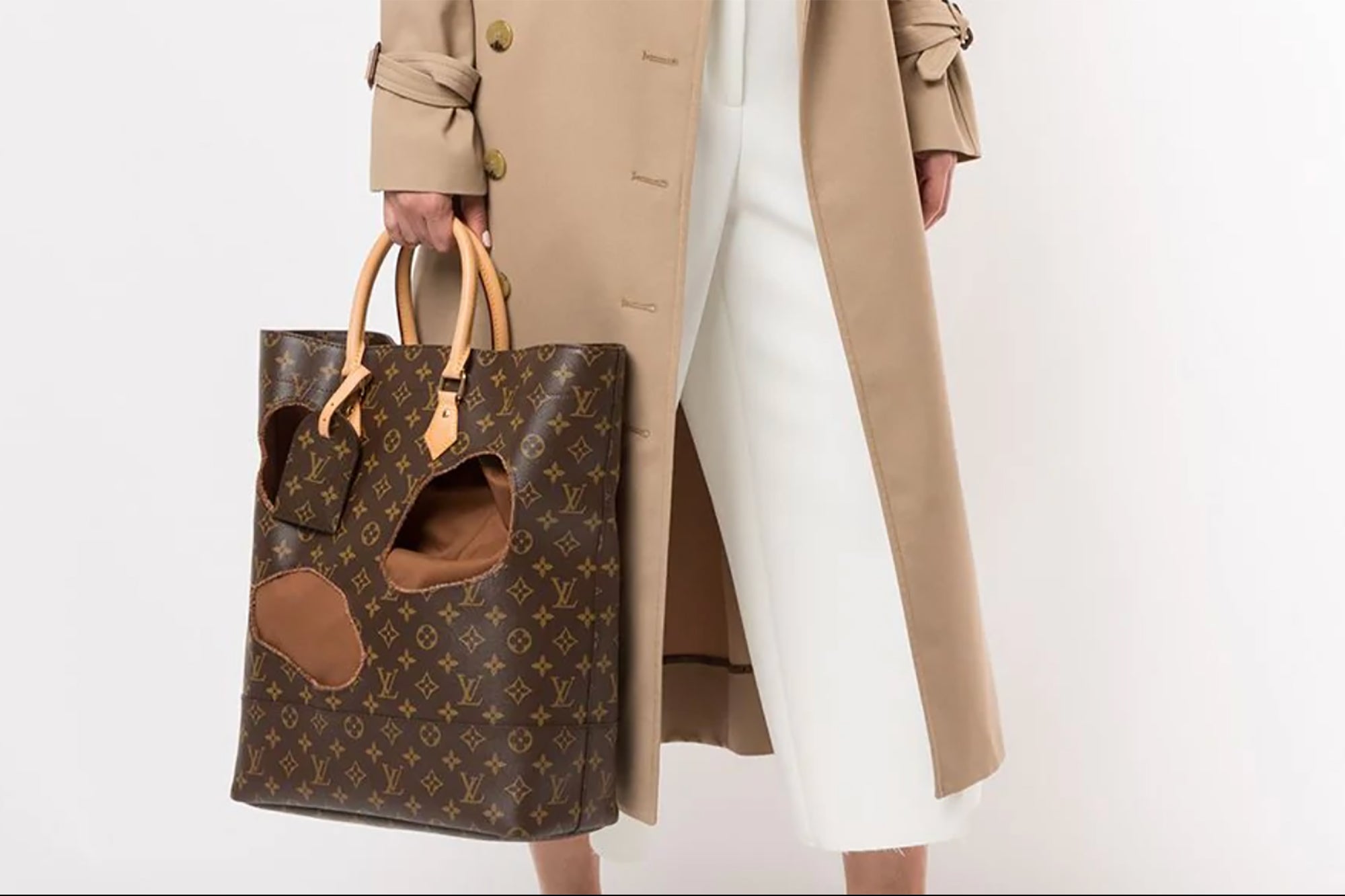 A Second-Hand Louis Vuitton Bag With Holes for Sale for More Than $11,000