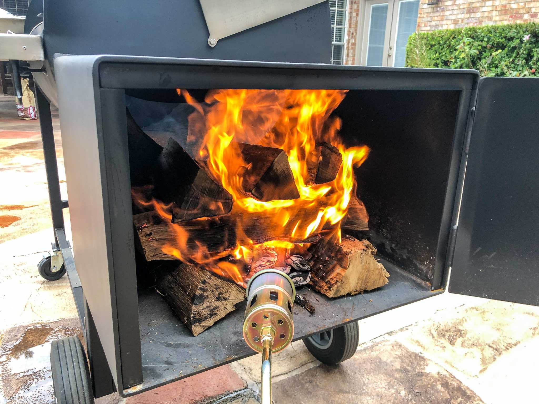 wood burner smoker