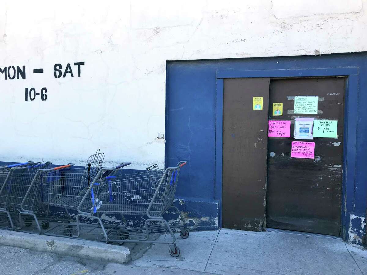 AAA Freight Salvage Groceries is open 10 a.m. to 6 p.m. Monday through Saturday at 1111 S. Presa St.