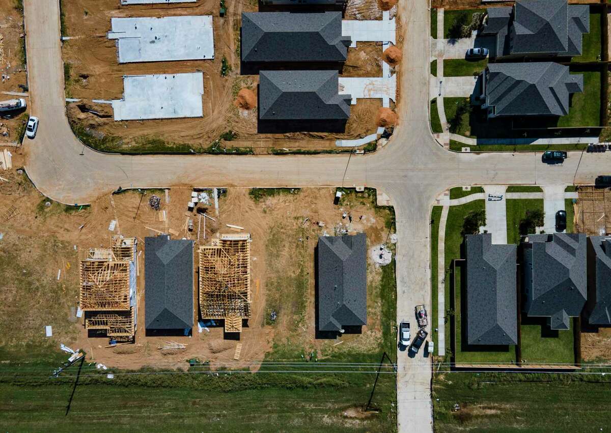 New homes in the Katy Pointe neighborhood have added to the rapid growth of registered voters in Harris County.