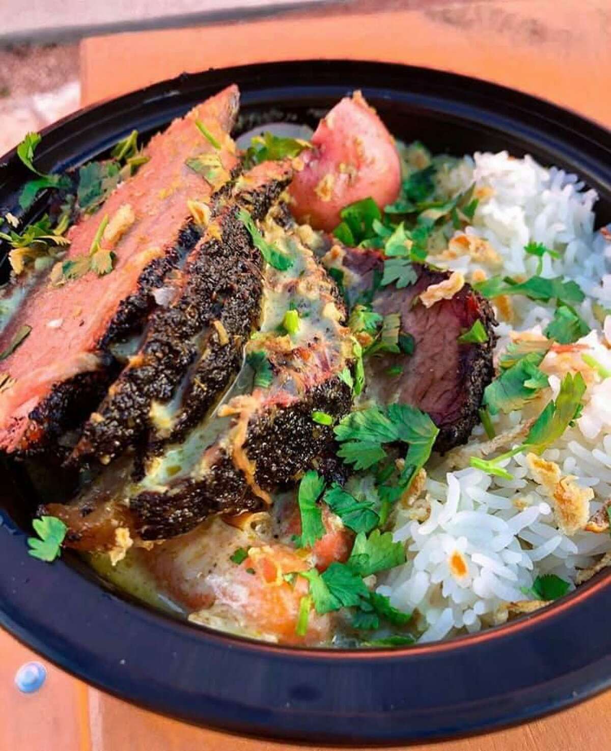 Curry Boys BBQ is now serving Southeast Asian rice bowls topped with Texas-style smoked meats.