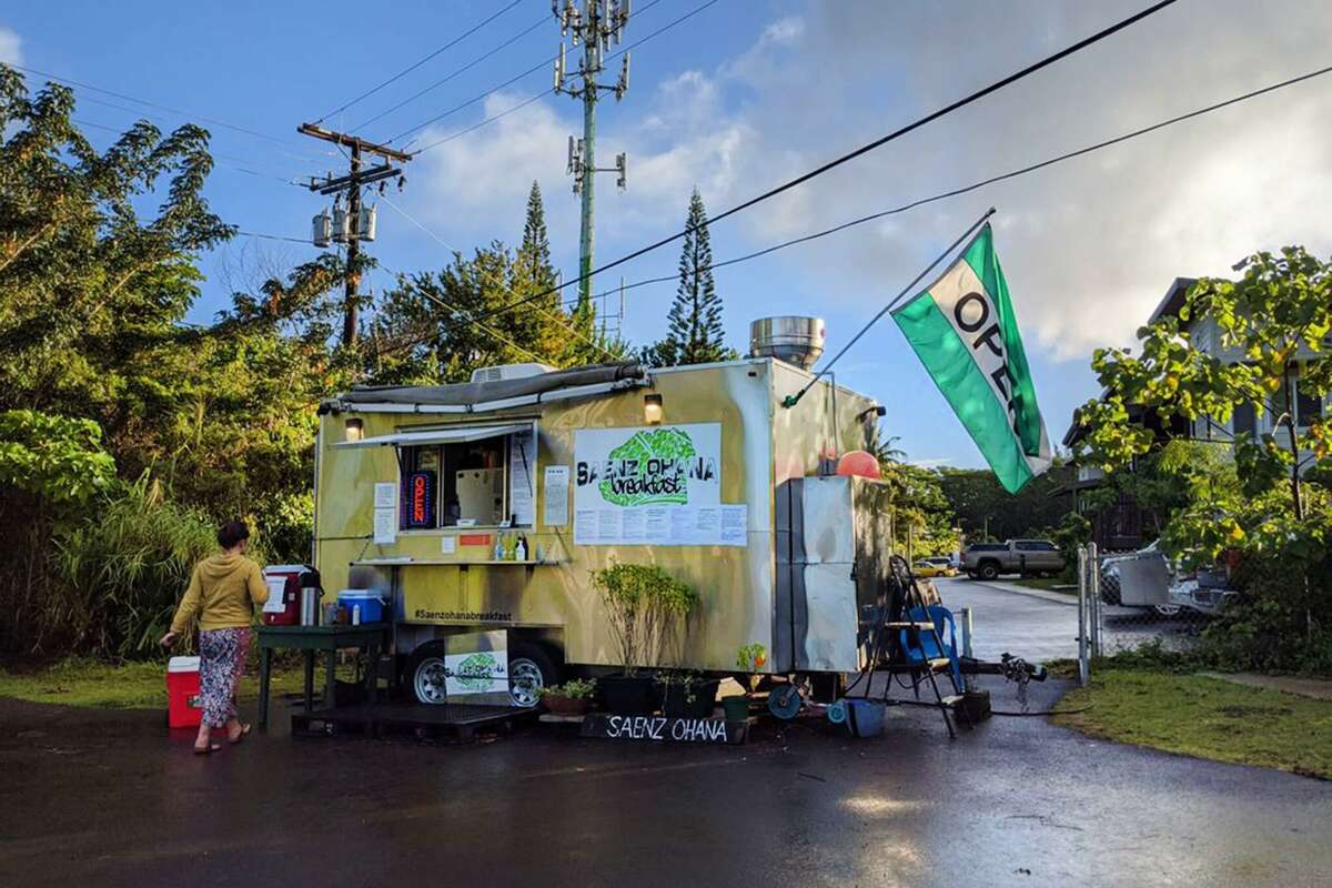 Saenz Ohana Breakfast food truck has come under fire for its stance on declining to serve recent visitors onsite, though they can still order takeout or delivery.