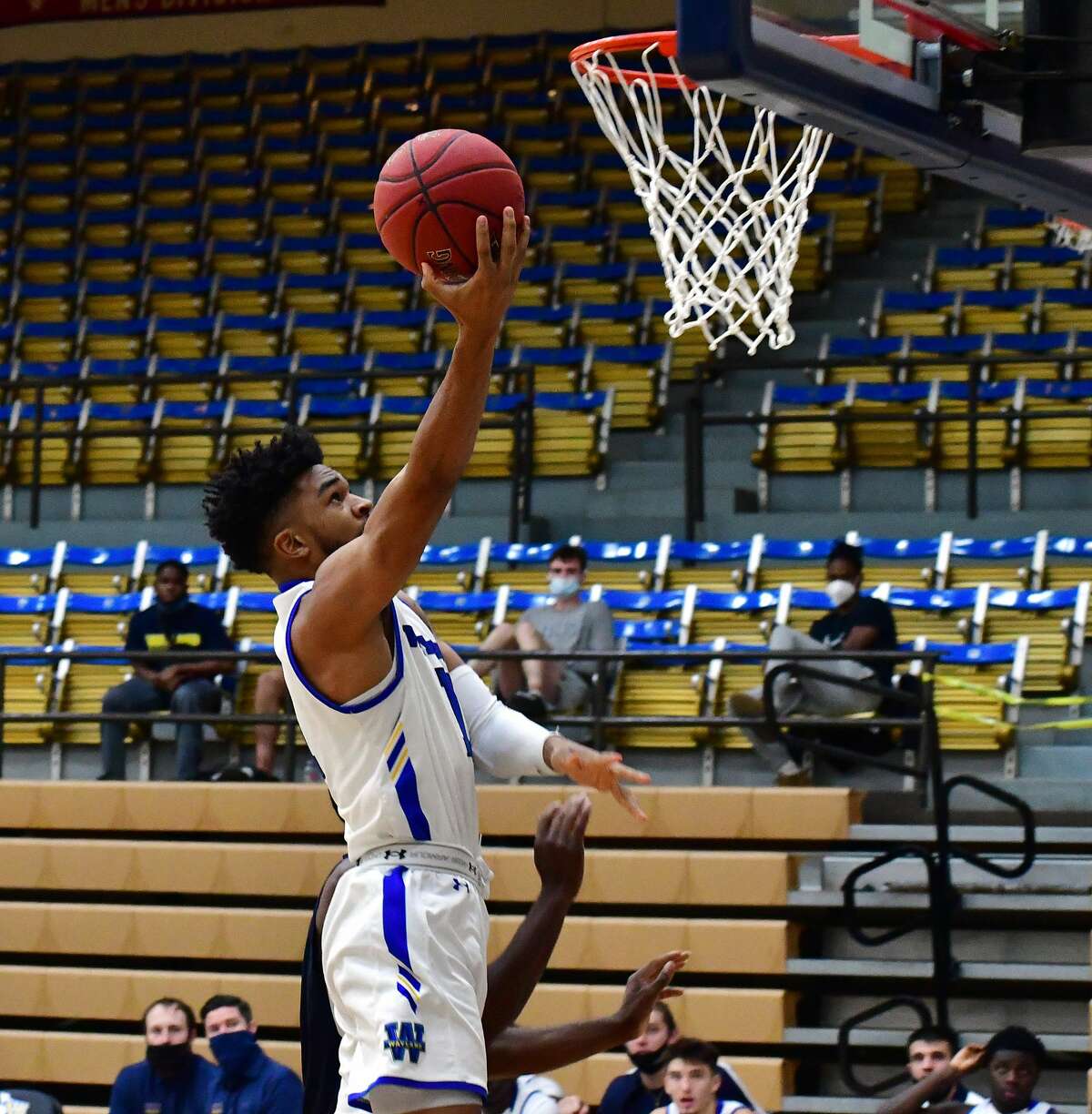 Wayland Baptist rolled past Arlington Baptist 96-52 to open the men's college basketball season on Friday afternoon, Oct. 30, 2020 in the Hutcherson Center.