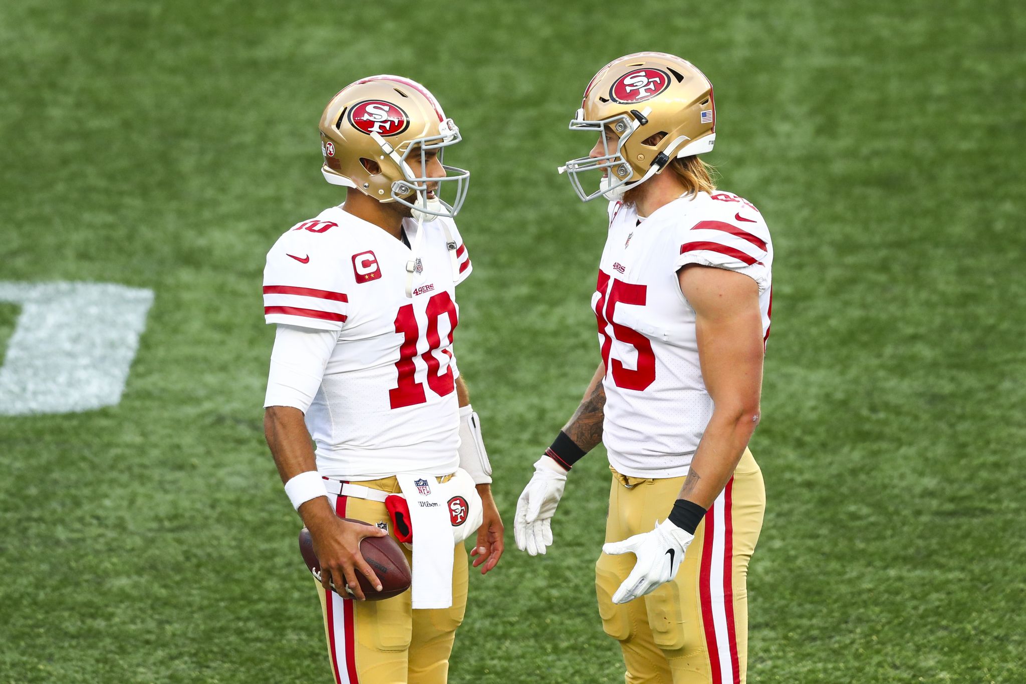 49ers in peril: Jimmy Garoppolo, George Kittle could both miss rest of season