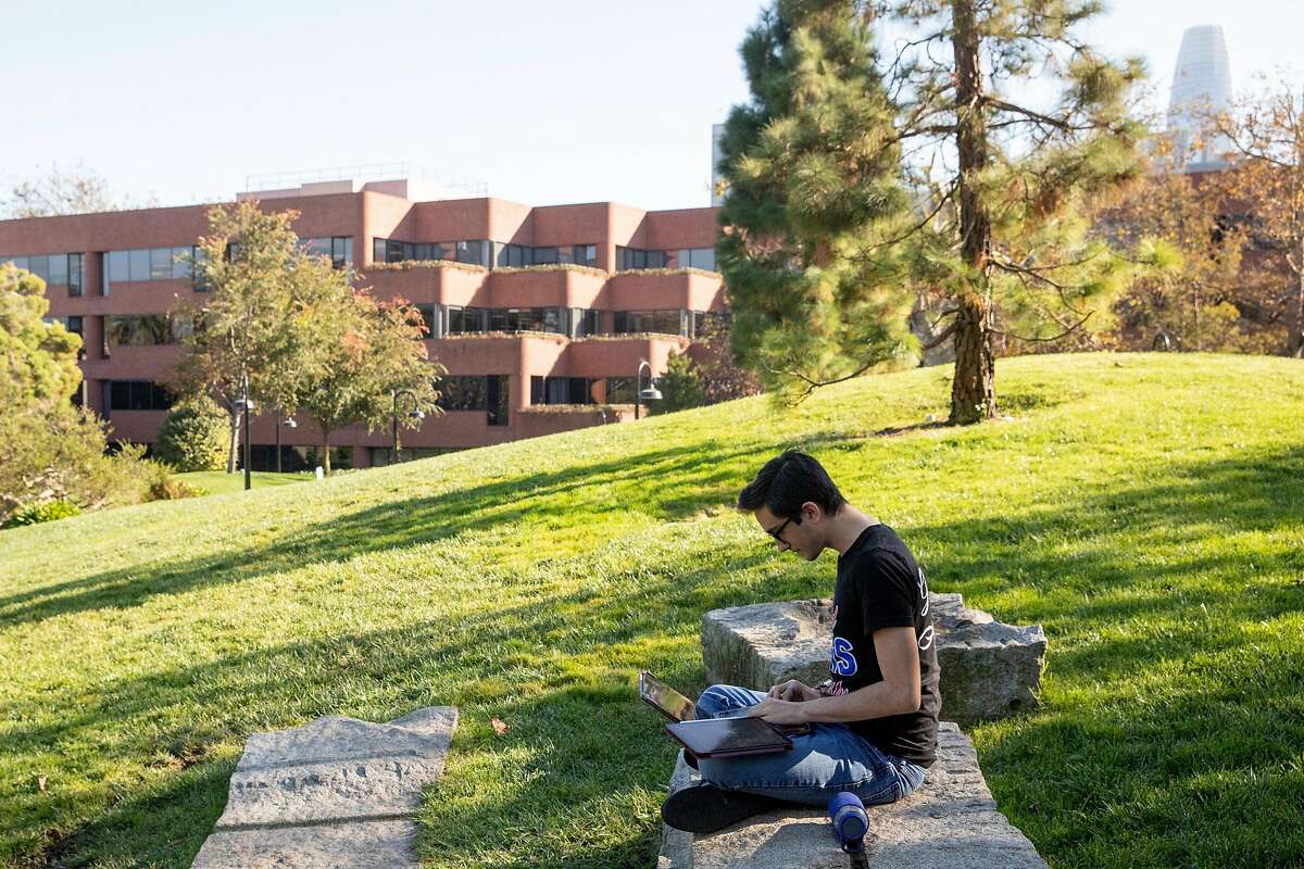 Student James Aguilar participates in student government at San Francisco State University. He believes online exams offer students many opportunities to cheat.