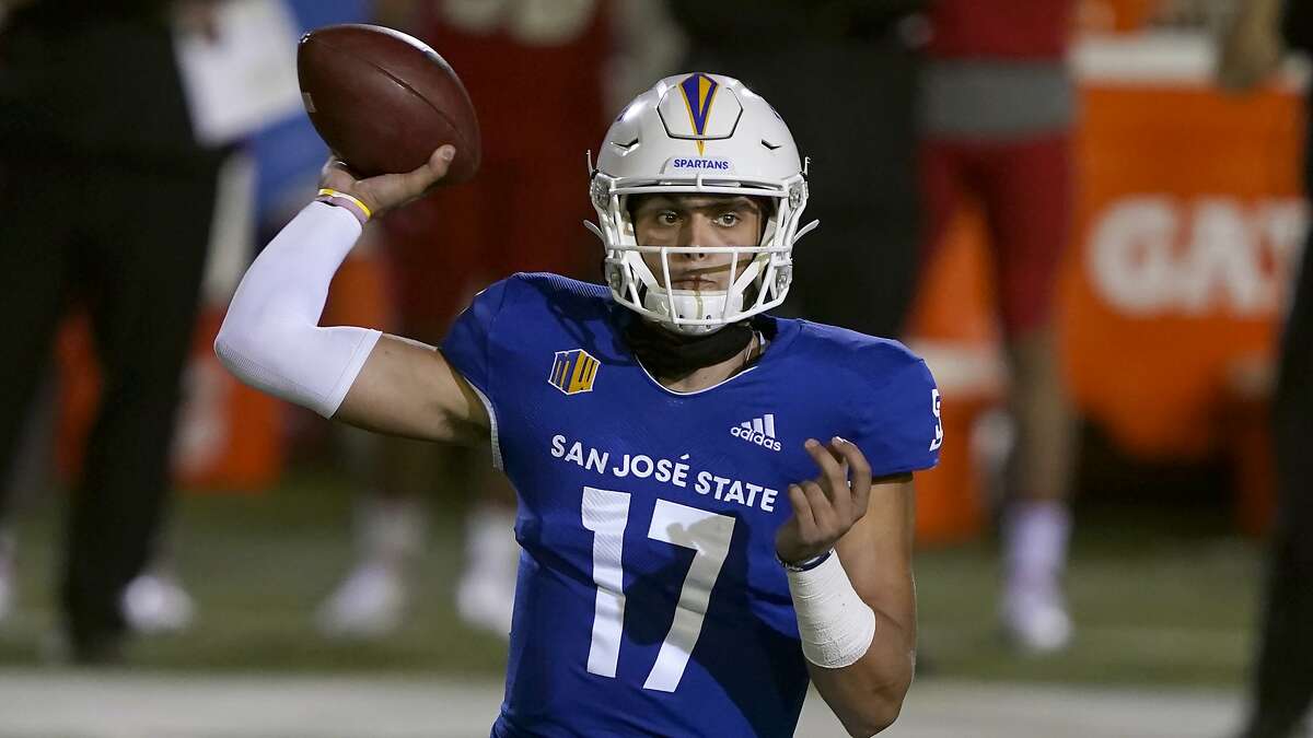 San Jose State quarterback Nick Starkel was named Mountain West bOffensive Player of the Week.