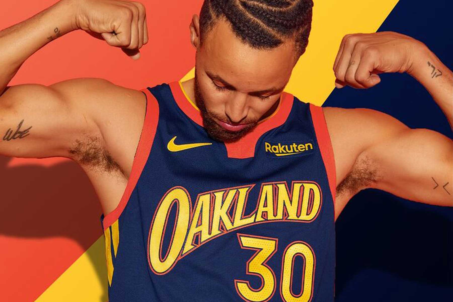 Warriors Oakland Curry jersey