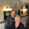 S.J. Barrington's on Route 7 in New Milford recently reopened for business, after having been closed for some time due to the coronavirus pandemic. During its temporary closure, it completed renovations. Above are co-owners James Wright and Susan Daigle.