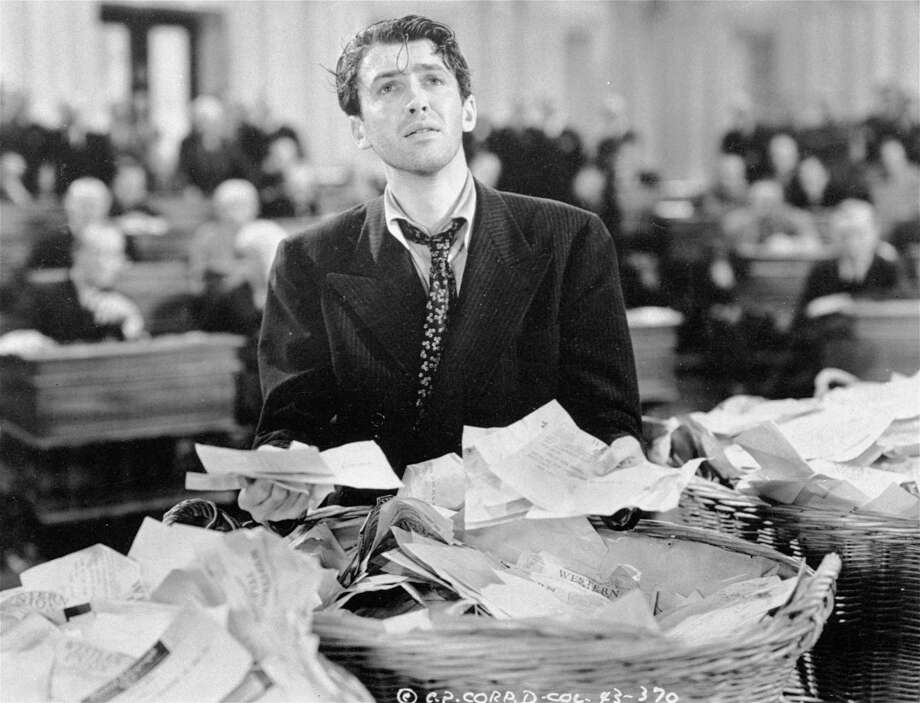 FILE - This undated black-and-white file photo provided by Columbia shows James Stewart in a scene from the movie: "Mr. Smith Goes to Washington". (AP Photo/Columbia, File) Photo: Anonymous / AP / Associated Press