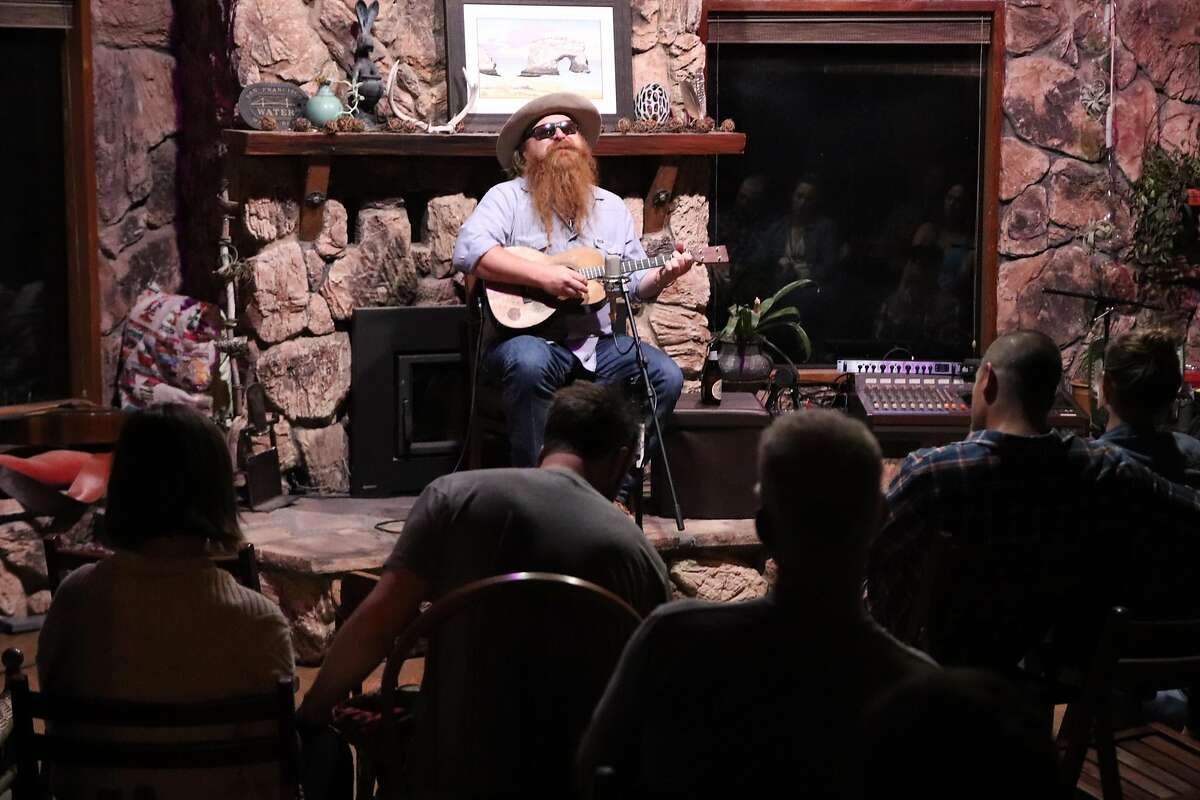 Willy Tea Taylor played at one of the house shows at Jon Payne's Boulder Creek home. The Paynes had just finished adding a recording studio to the property before it burned in the CZU Lightning Complex fire in August.