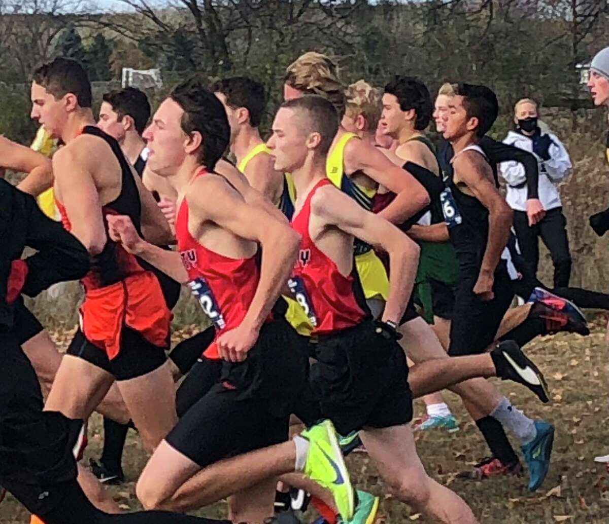 Reed City runners pick up the pace at the regional race on Saturday. (Courtesy photo)
