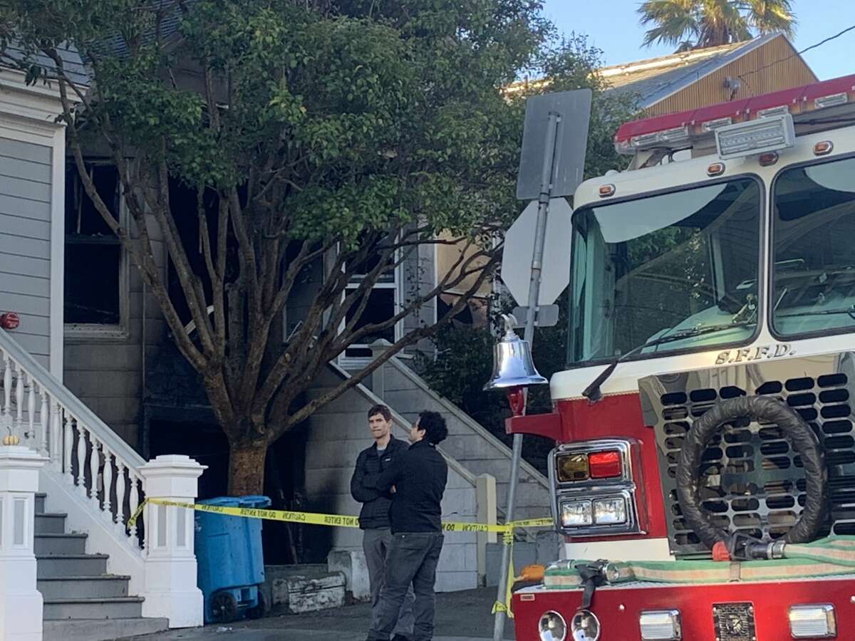 Fire crews in San Francisco responded to a blaze on the 4200 block of 23rd Street in the Noe Valley neighborhood at about 2 a.m. Wednesday, Nov. 4, 2020.